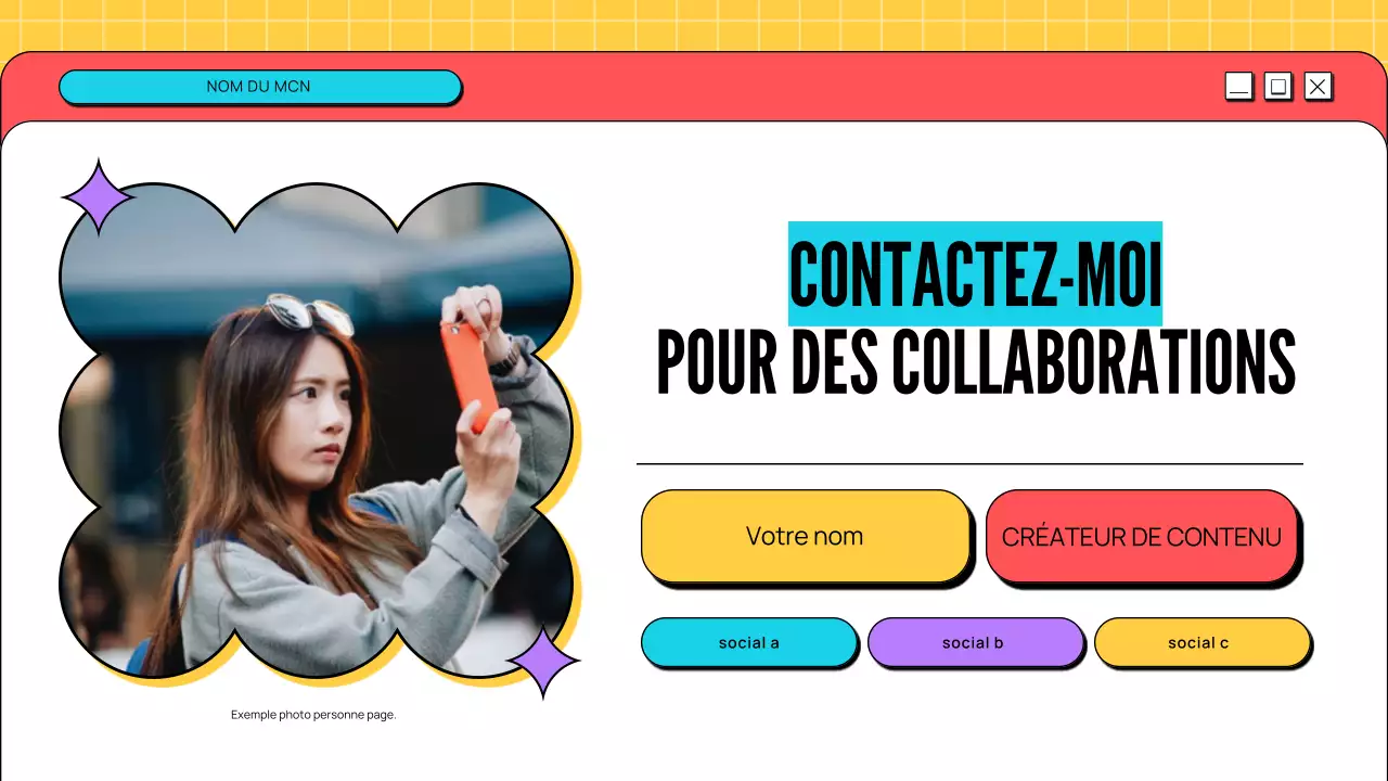 portfolio d'un créateur moderne et enjoué