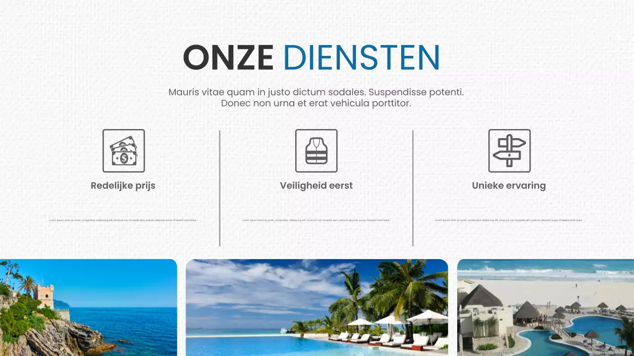 Blue Modern Reis Promotie