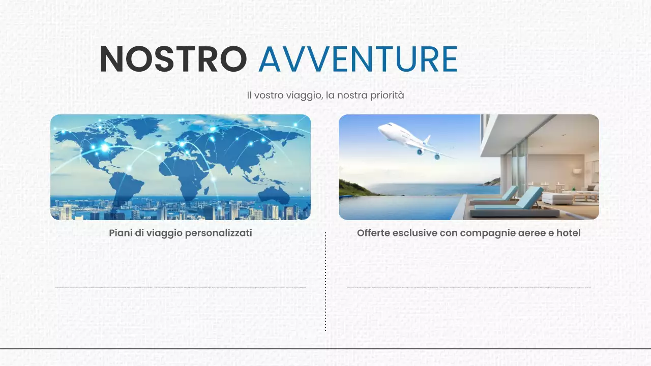 Promozione Viaggi Moderni Blu