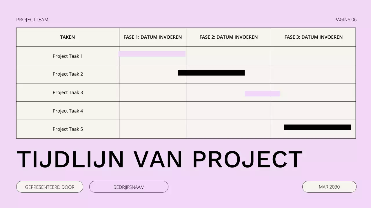 Presentatie startbijeenkomst project