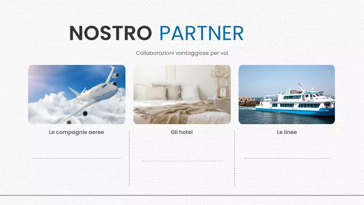 Promozione Viaggi Moderni Blu