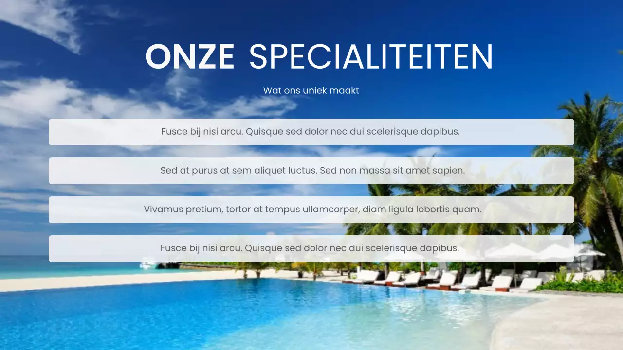 Blue Modern Reis Promotie