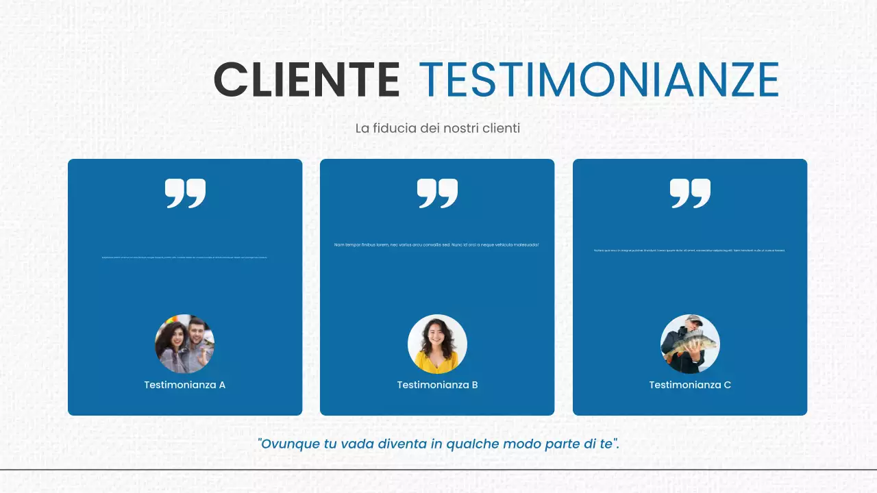 Promozione Viaggi Moderni Blu