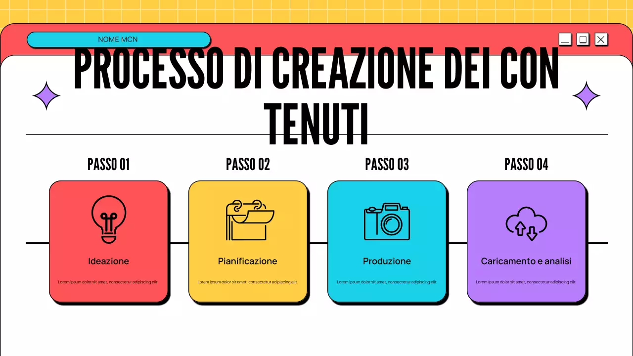 portfolio creatore moderno e giocoso