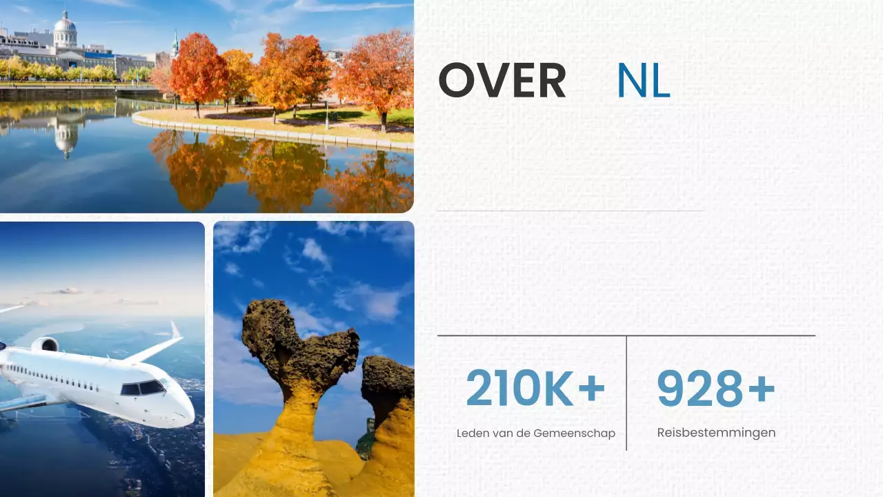 Blue Modern Reis Promotie