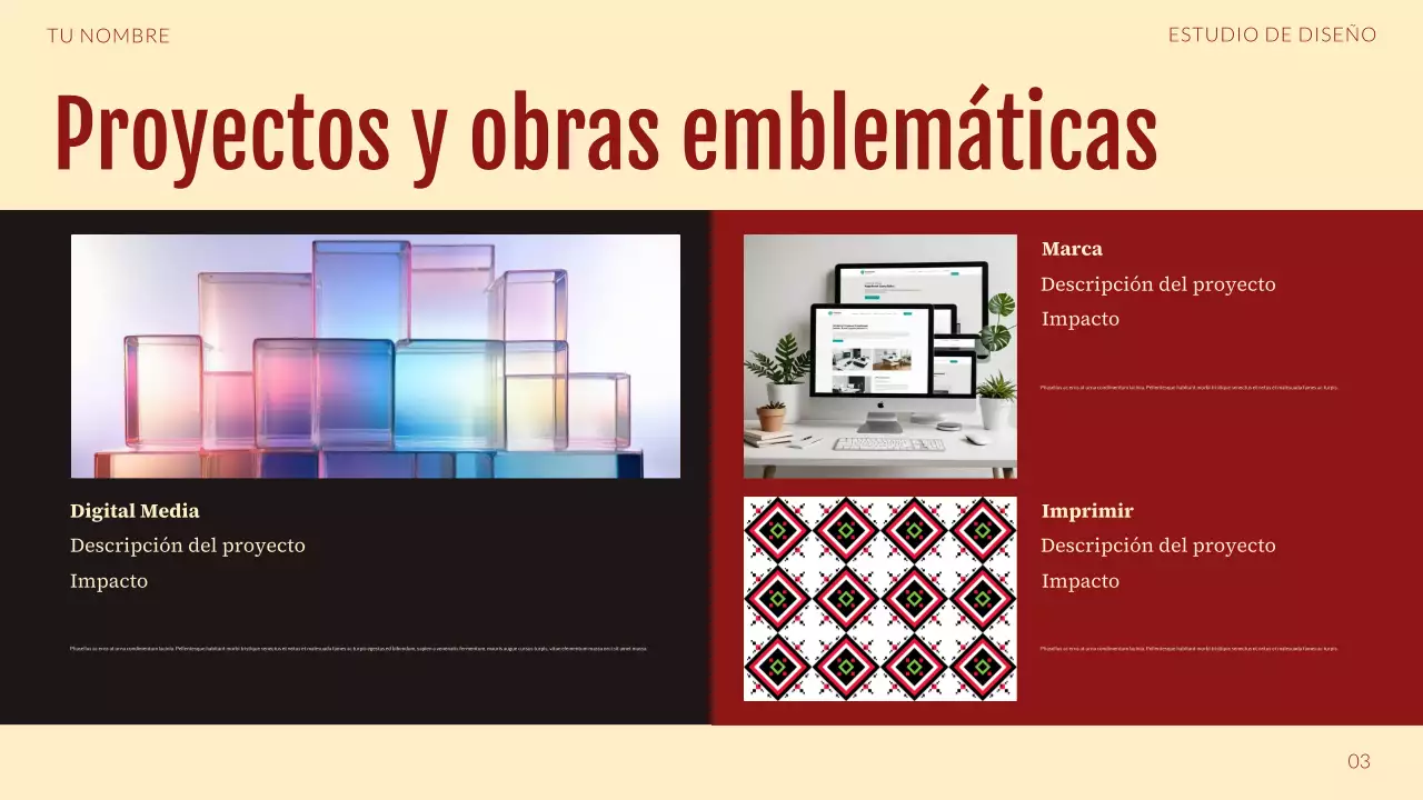 Red Modern Graphic Design Portfolio