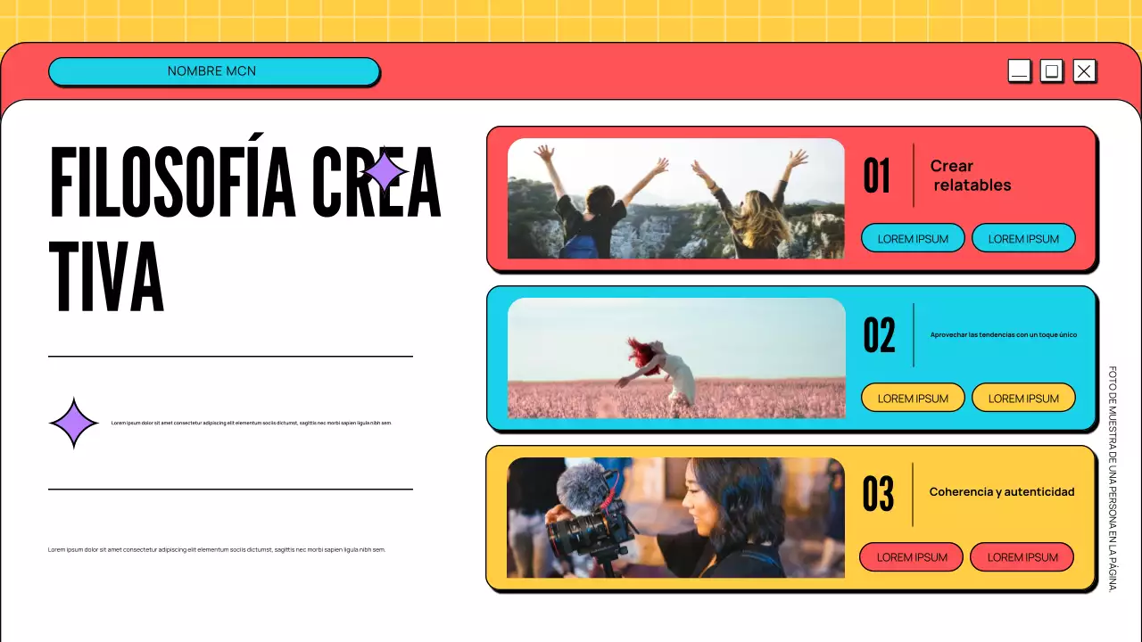 cartera de creadores lúdicos y modernos