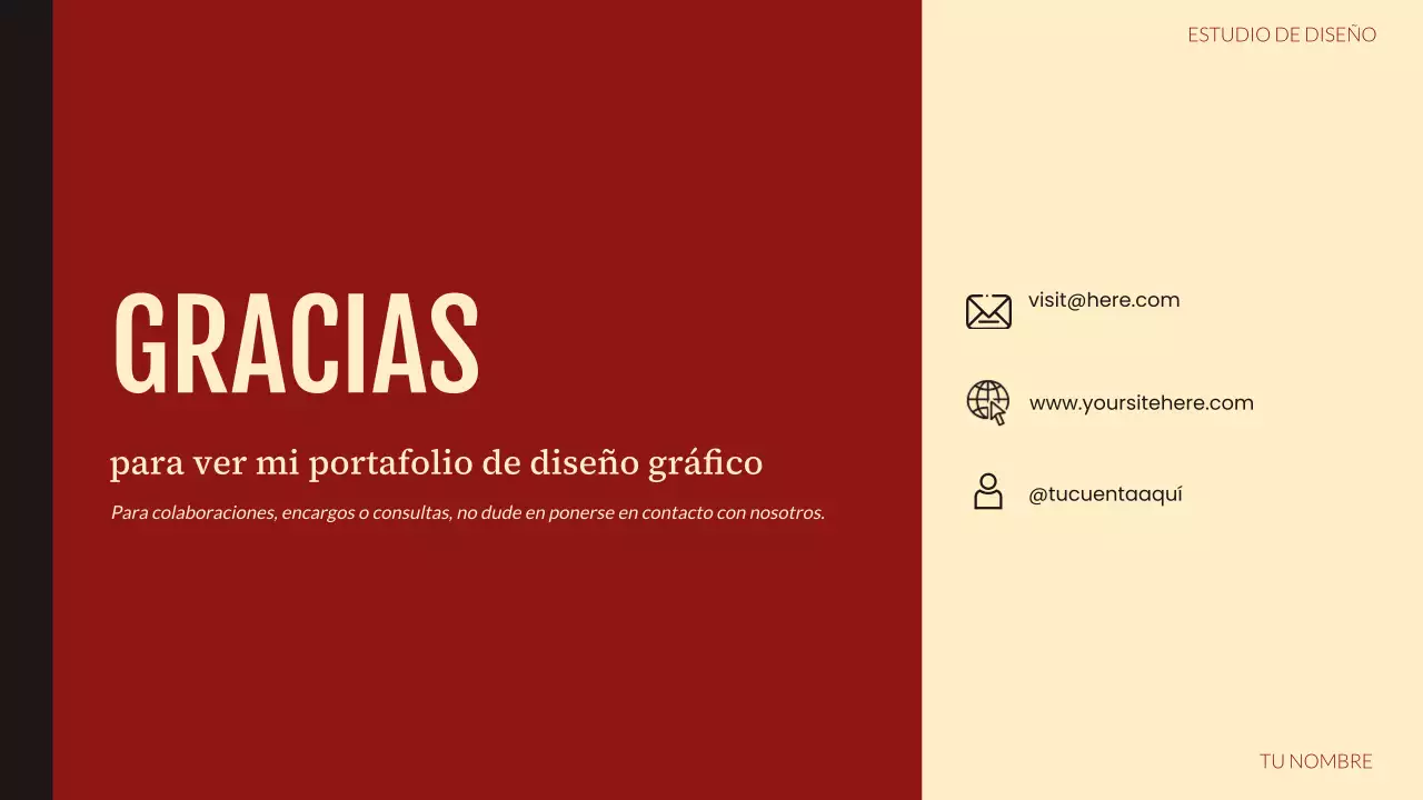 Red Modern Graphic Design Portfolio