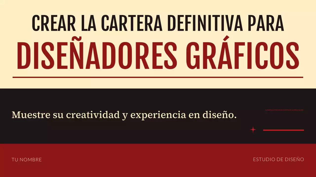 Red Modern Graphic Design Portfolio