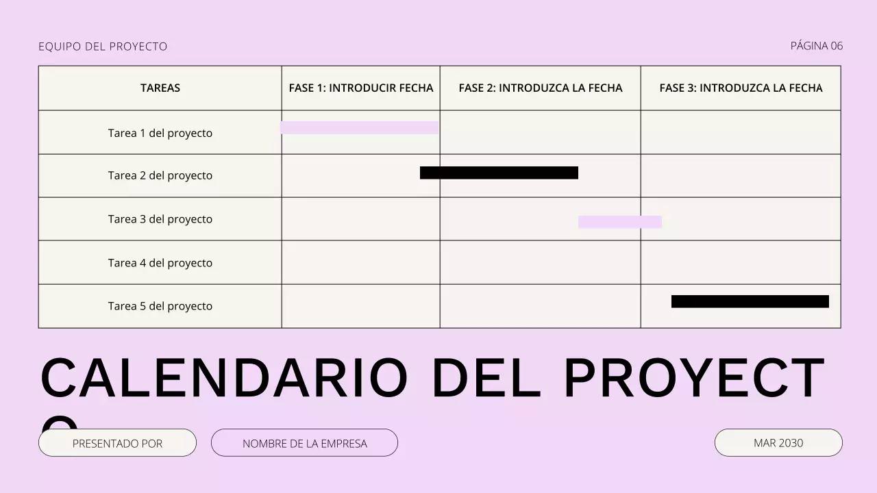 Presentación de la reunión de lanzamiento del proyecto