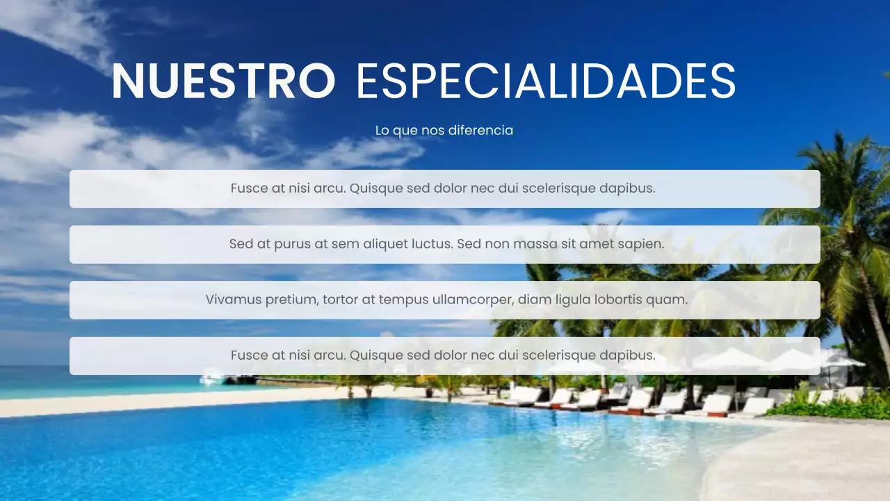 Promoción Blue Modern Travel