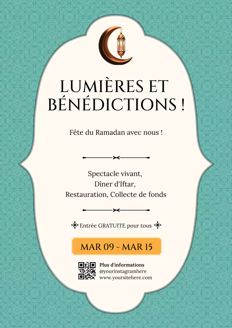 sarcelle annonce traditionnelle du ramadan