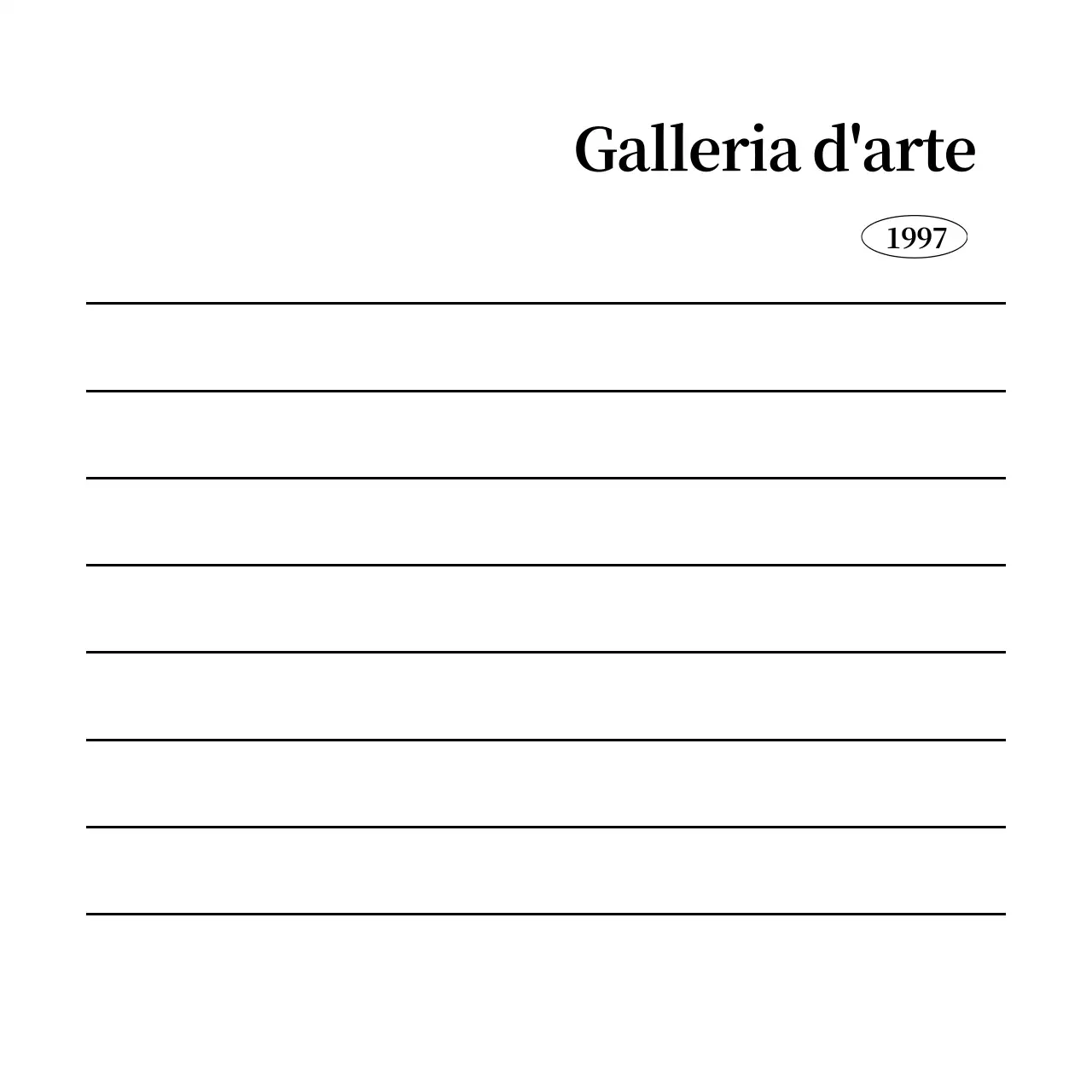 Mostre d'arte vintage