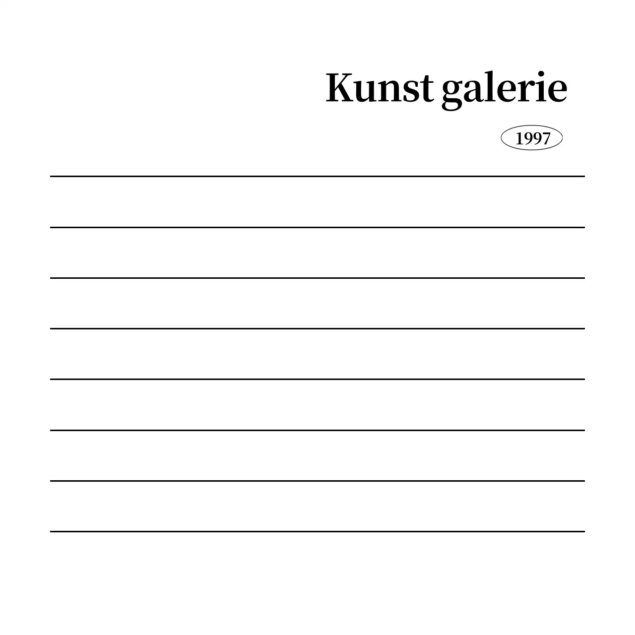 Vintage kunsttentoonstellingen
