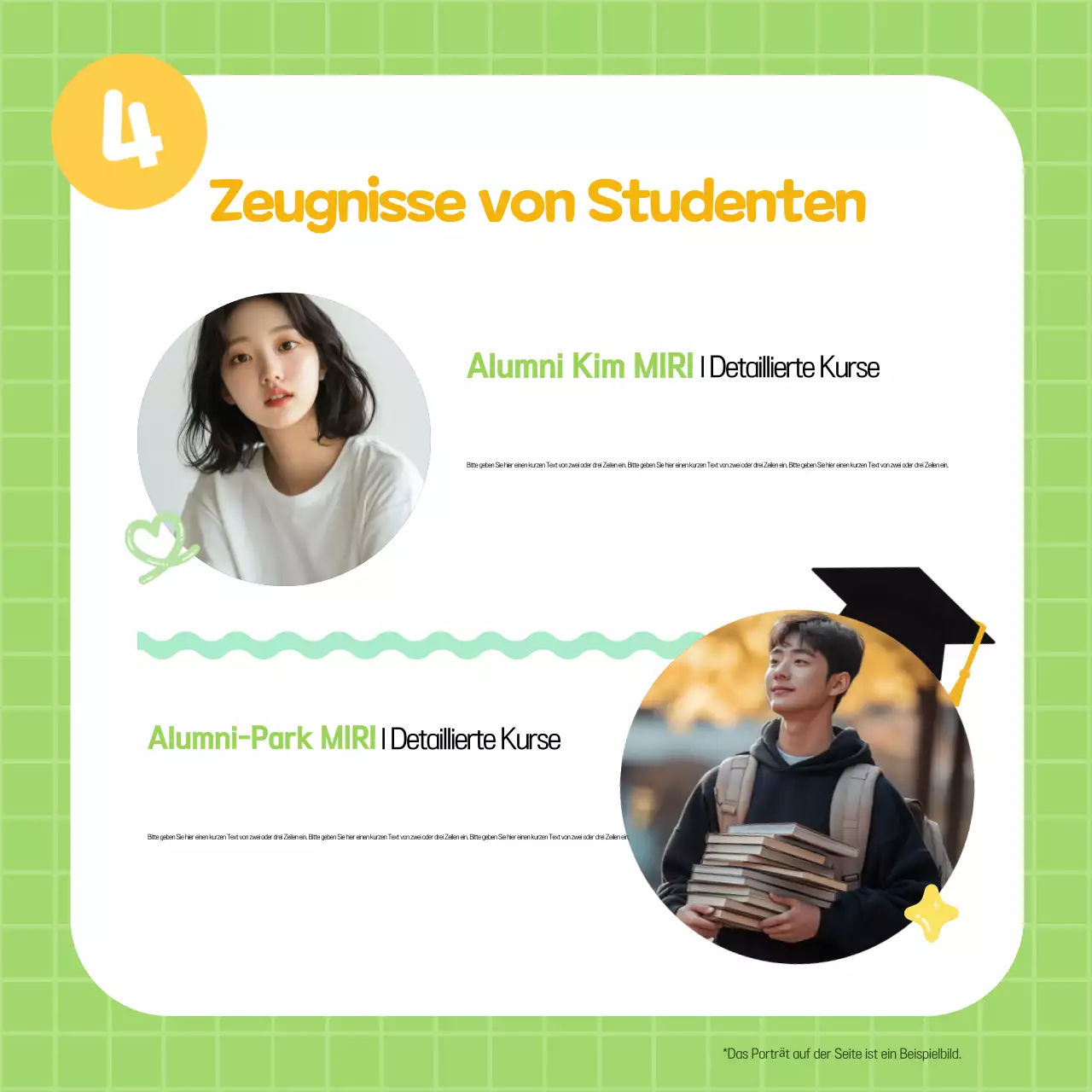 Gelb und Lotus' bezaubernde Post zum Schulabschluss