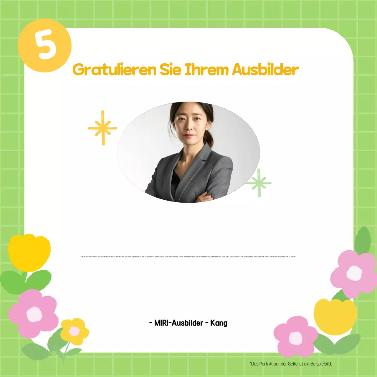 Gelb und Lotus' bezaubernde Post zum Schulabschluss