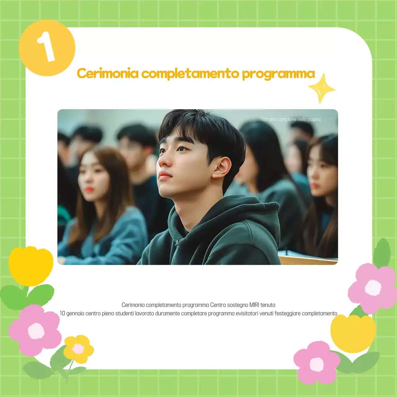 L'adorabile post di laurea di Yellow e Lotus