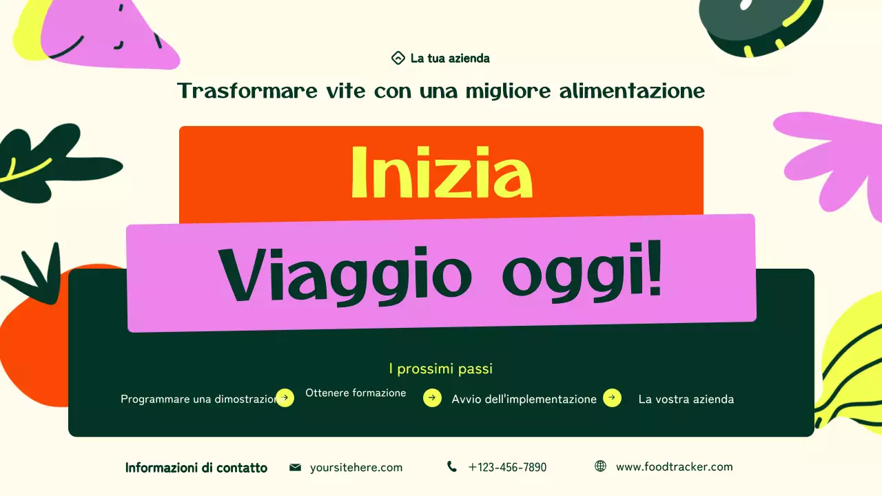 Guida colorata all'alimentazione moderna