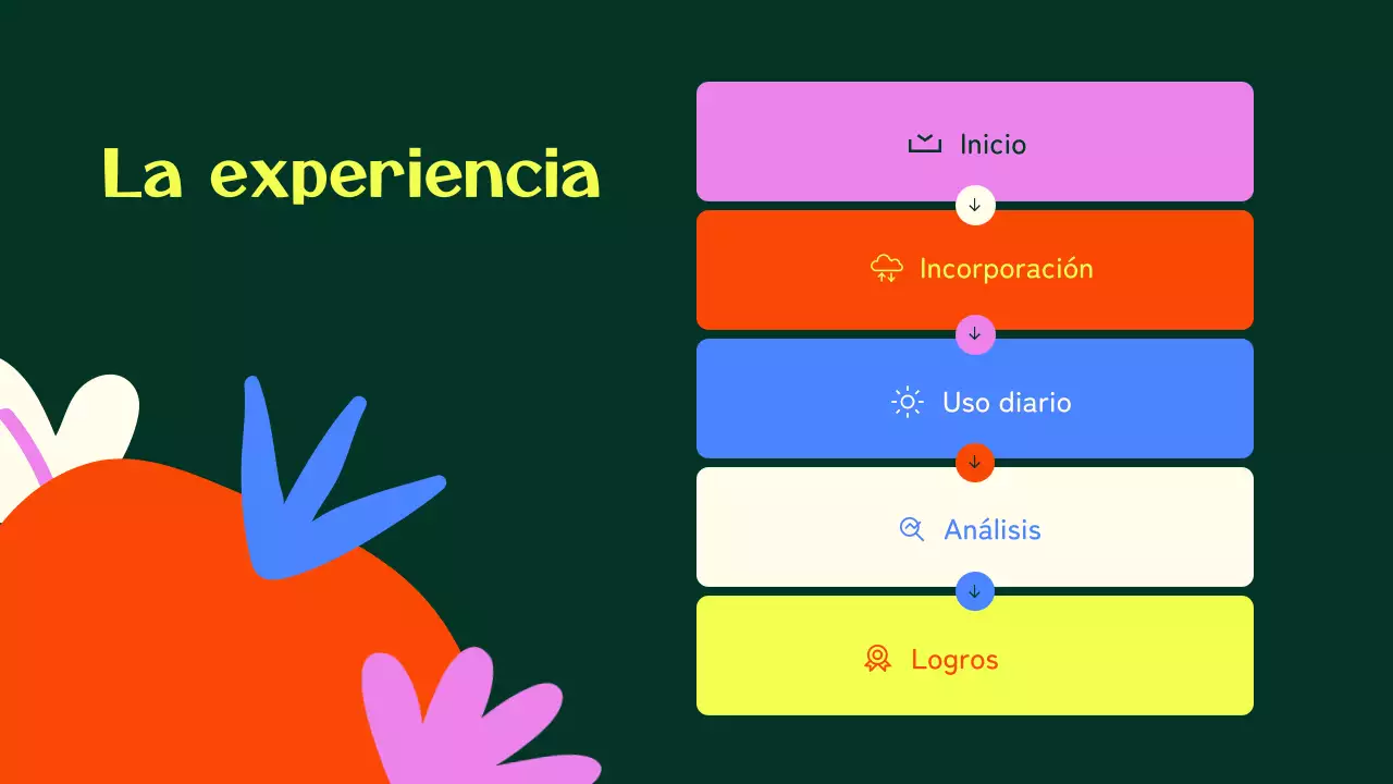 colorida guía de nutrición moderna