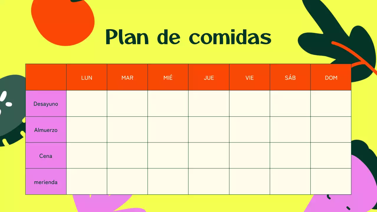 colorida guía de nutrición moderna