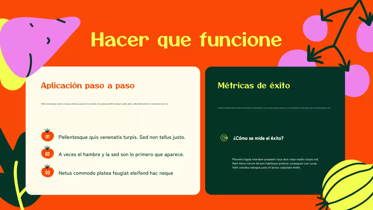 colorida guía de nutrición moderna