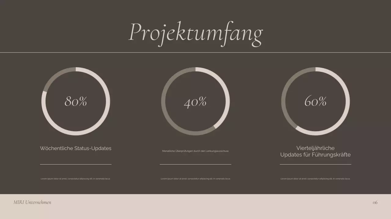 Braunes Fachgespräch Präsentation