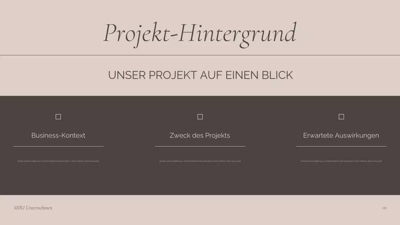 Braunes Fachgespräch Präsentation