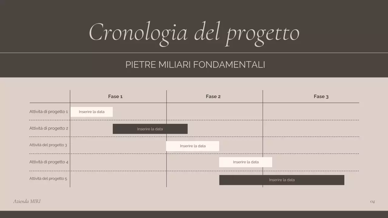 presentazione della riunione professionale di Brown