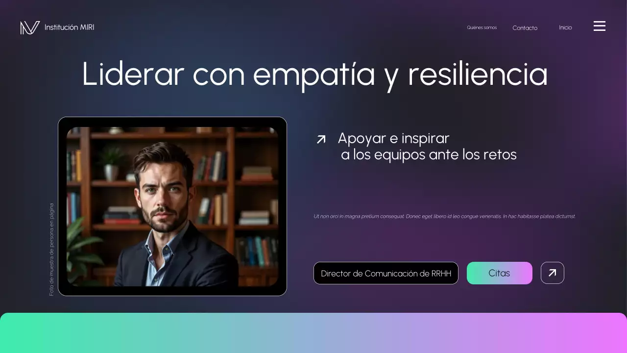 materiales para seminarios web de negocios modernos en negro