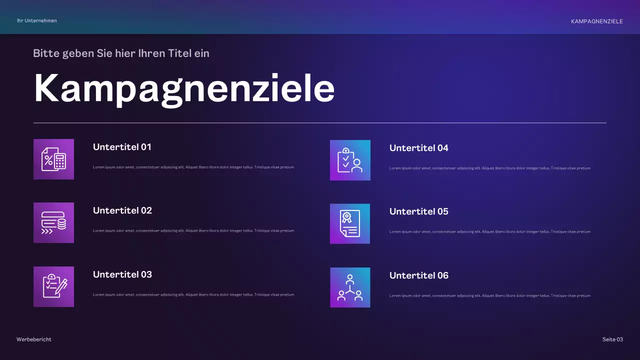 regenbogengeometrischer werbebericht