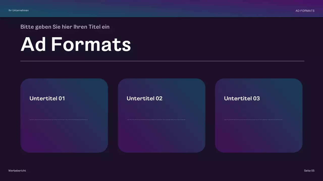regenbogengeometrischer werbebericht