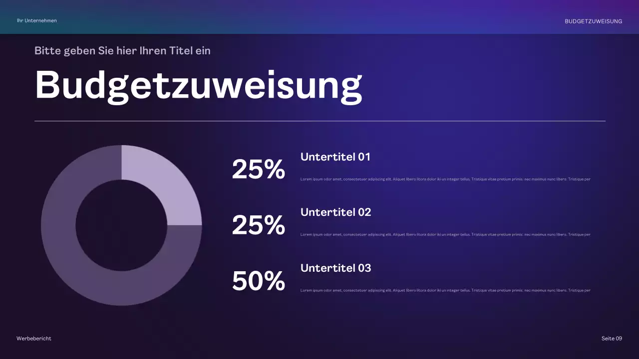 regenbogengeometrischer werbebericht
