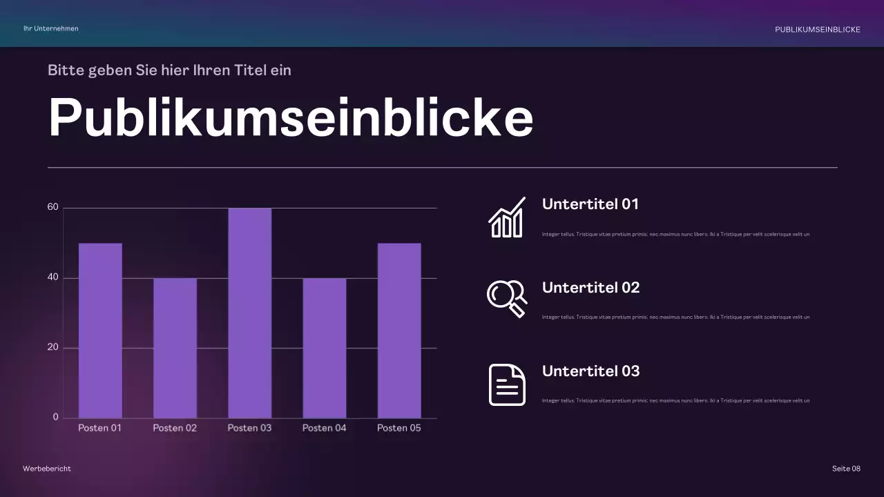 regenbogengeometrischer werbebericht