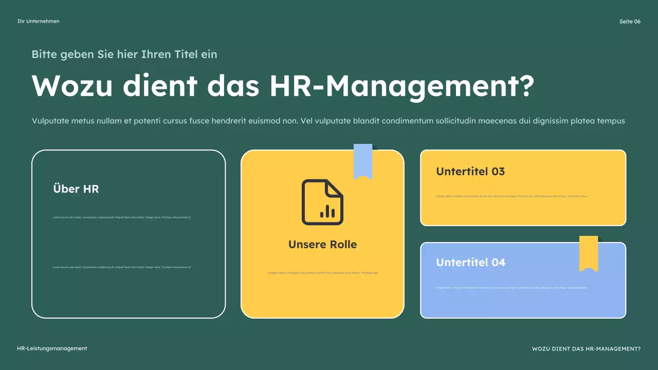 blue modern HR guide