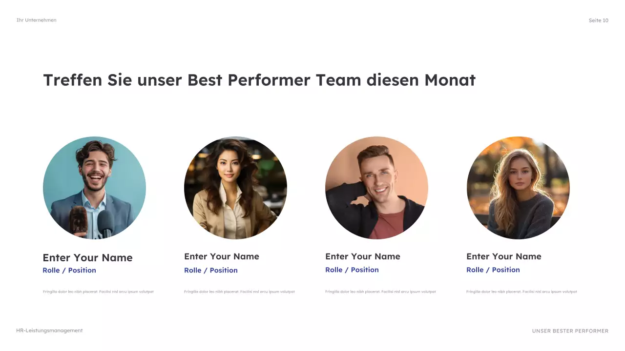 blue modern HR guide