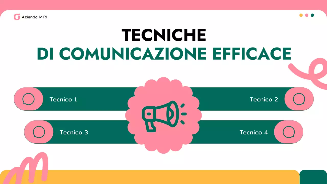 presentazione aziendale moderna di colore rosa