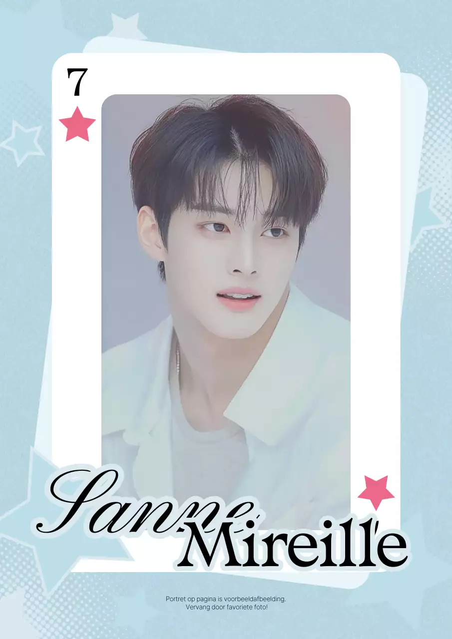 Lichtblauwe eenvoudige celebrity merchandise