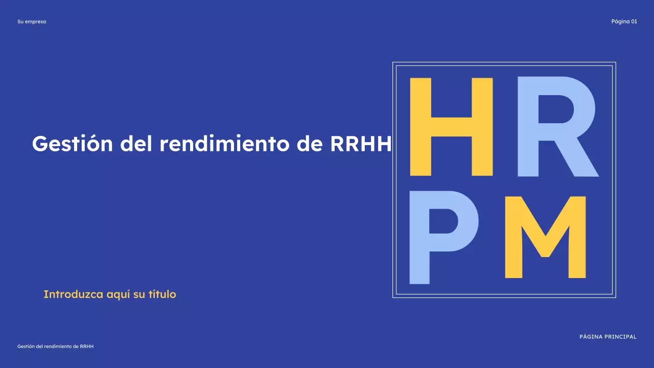 blue modern HR guide