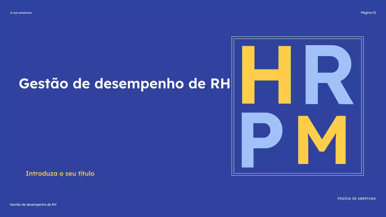 guia de RH moderno azul
