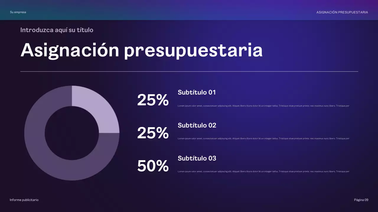 informe sobre la publicidad de rainbow geometric