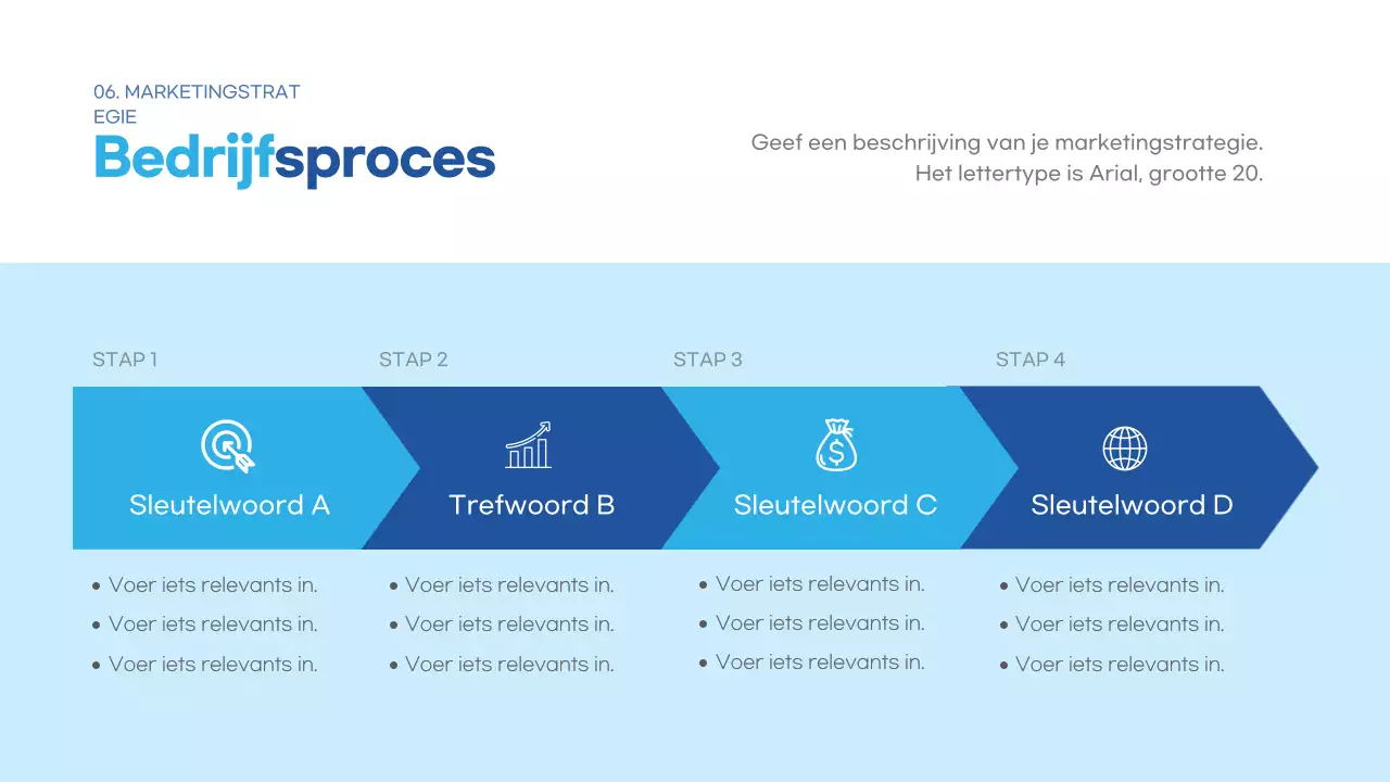 Lichtblauw Modern Zakelijk beschrijving