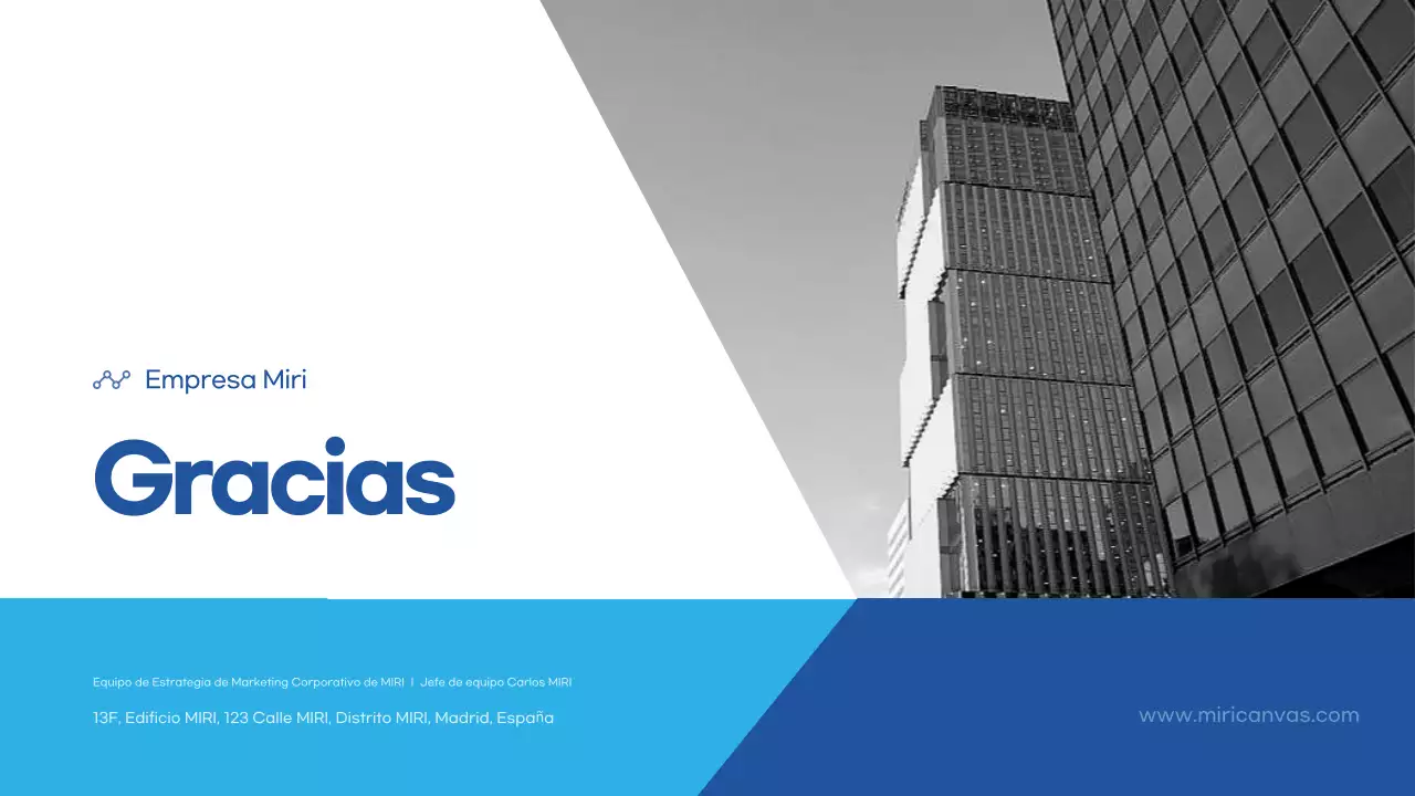 Azul claro Descripción de Modern Business