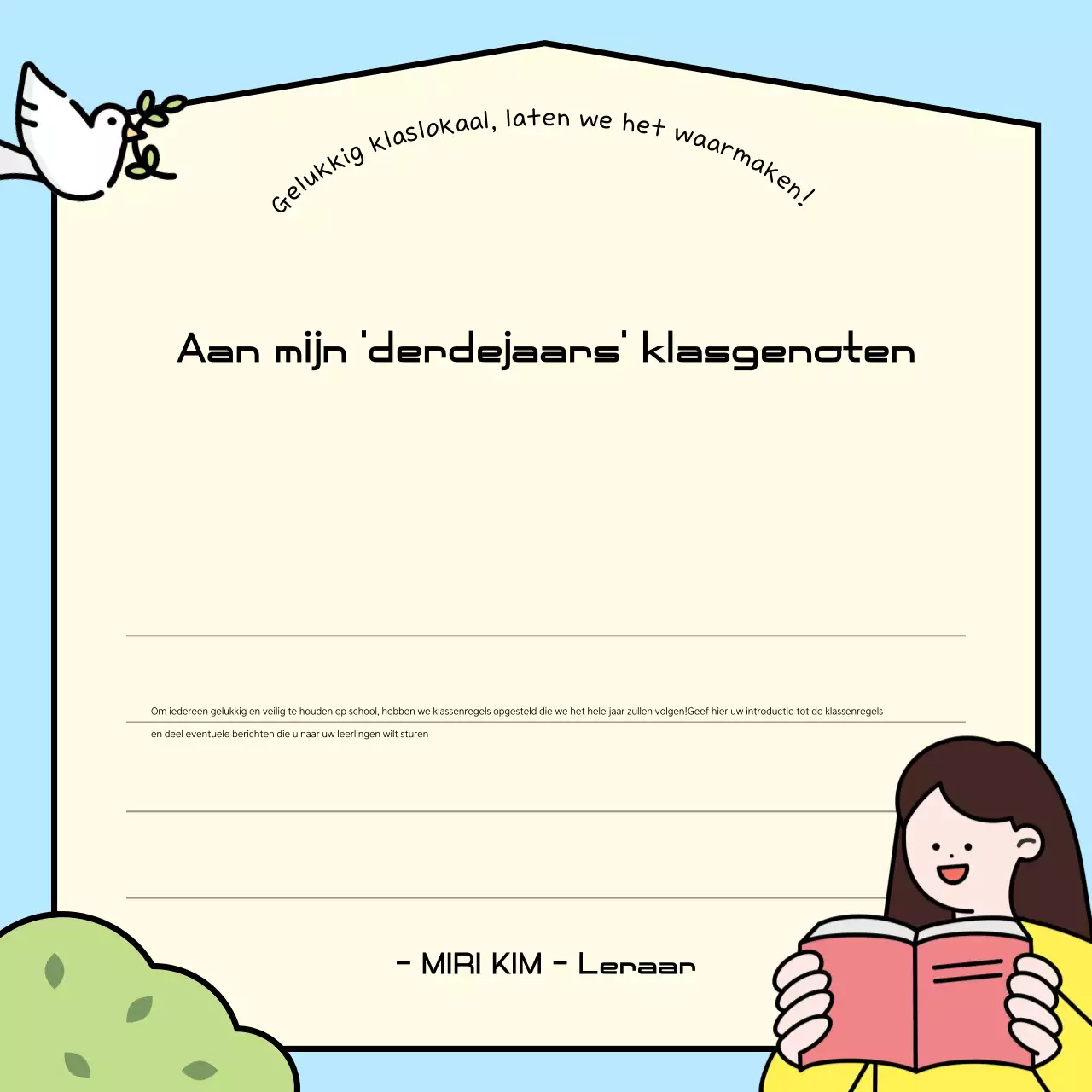 Abstracte gids voor regels in de klas