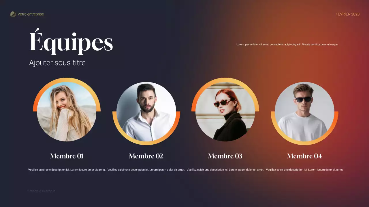 document de plan de projet moderne gris