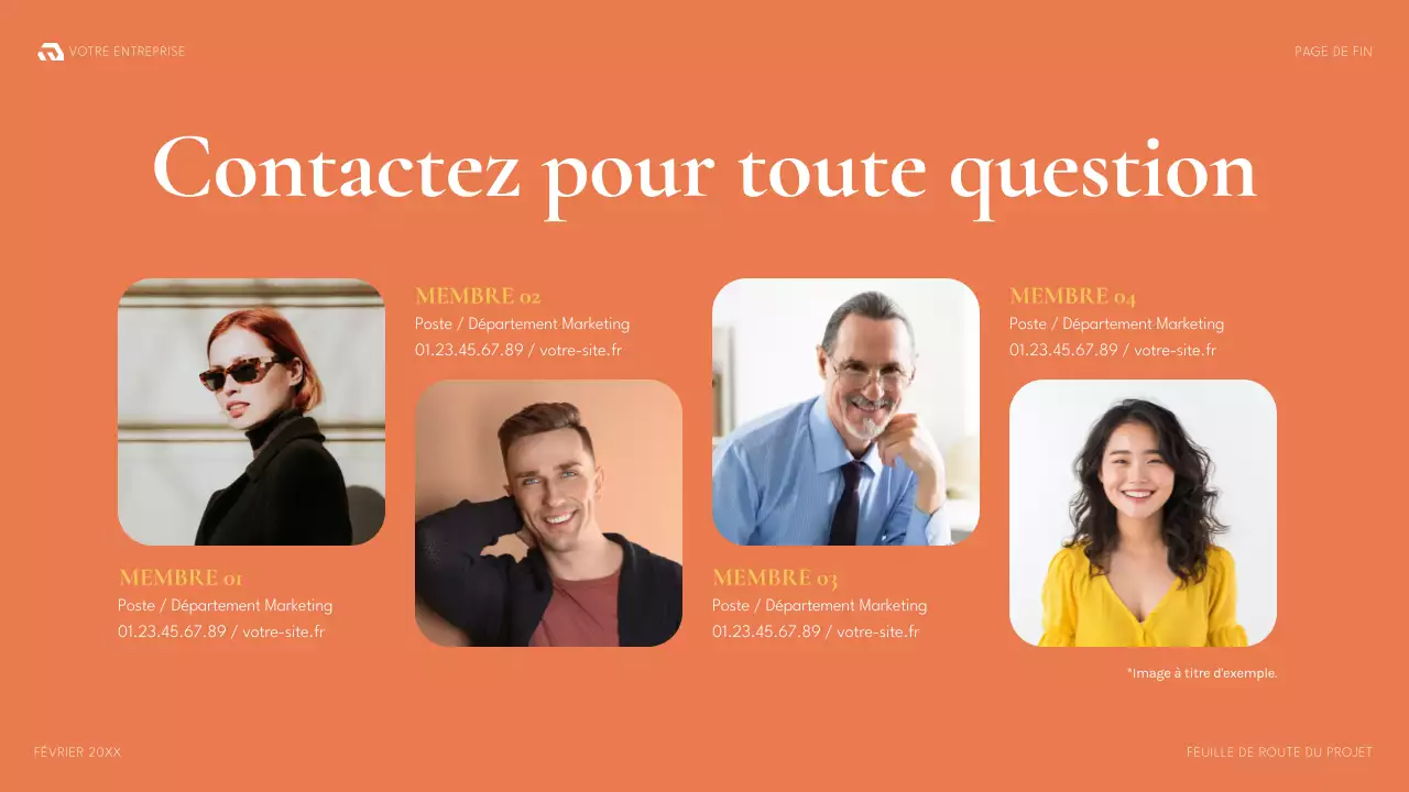 document de planification du projet vert moderne