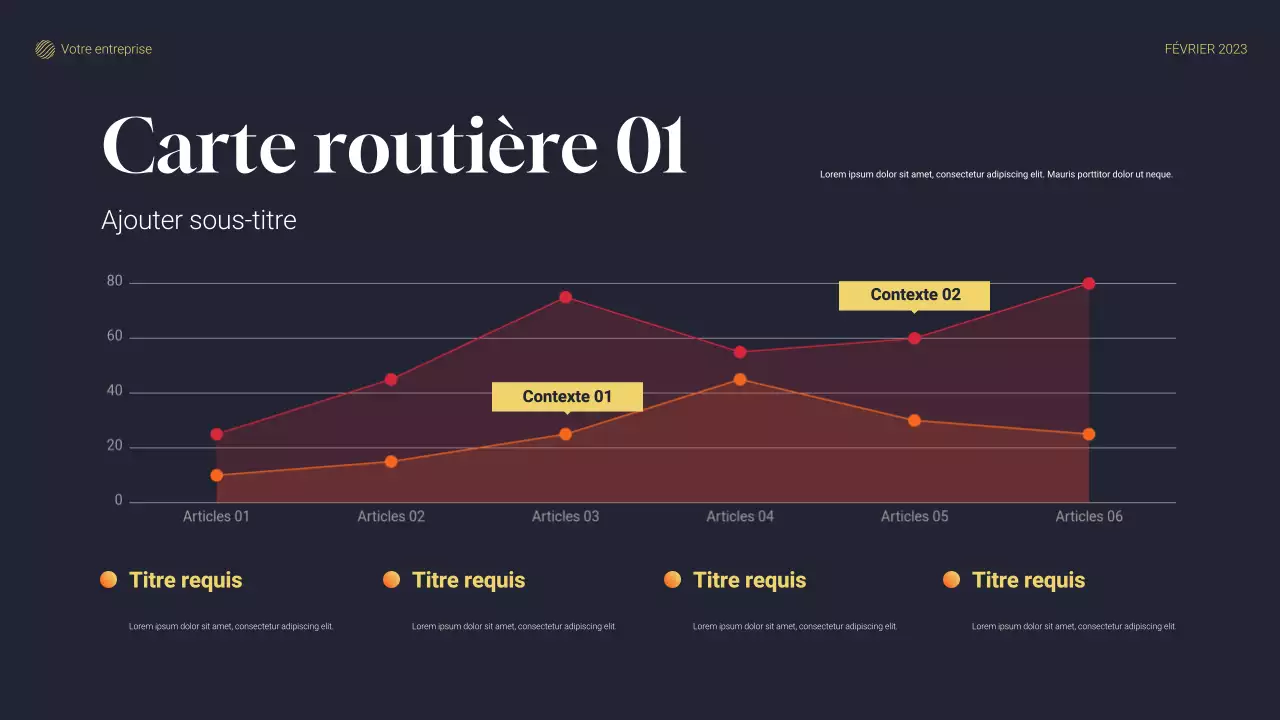 document de plan de projet moderne gris