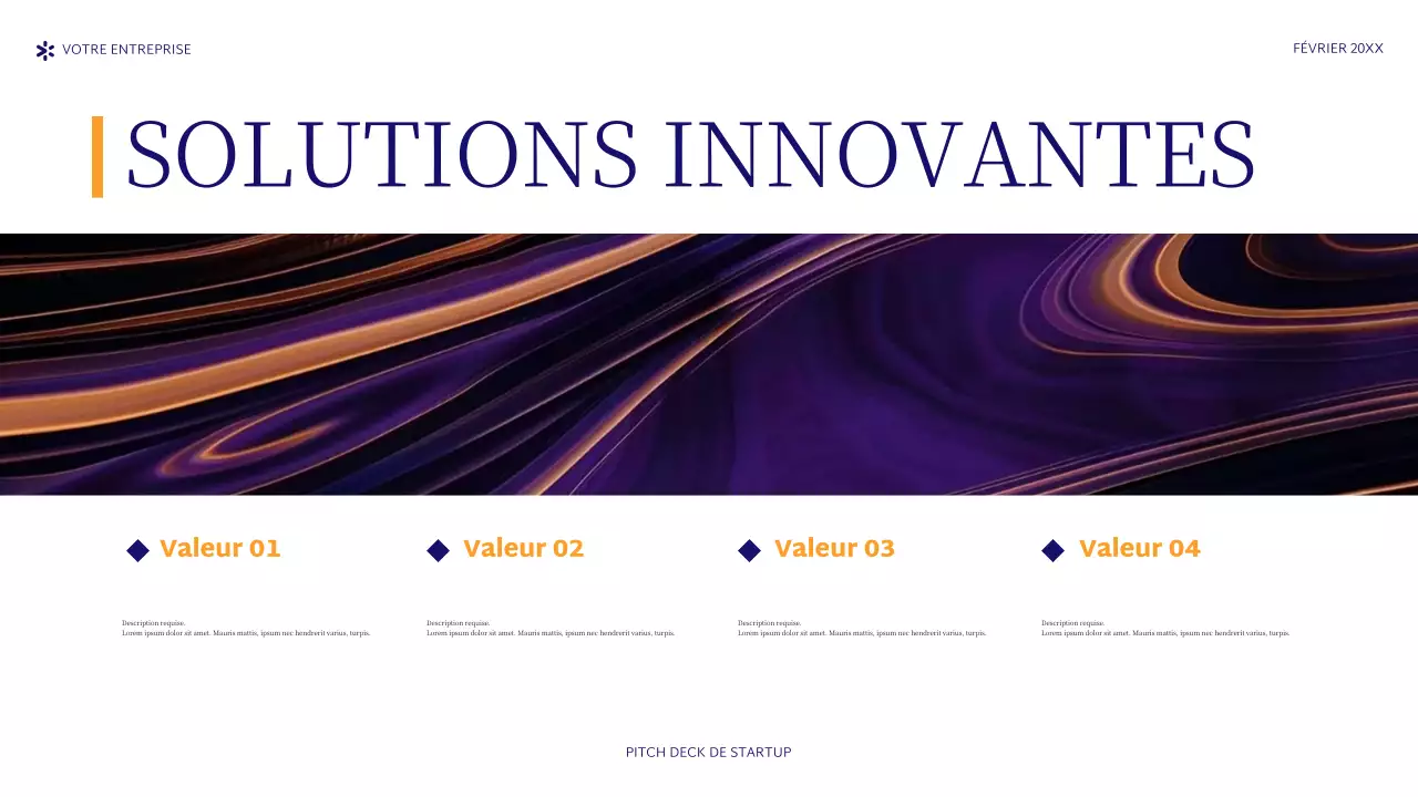 Le projet de création d'une entreprise en violet