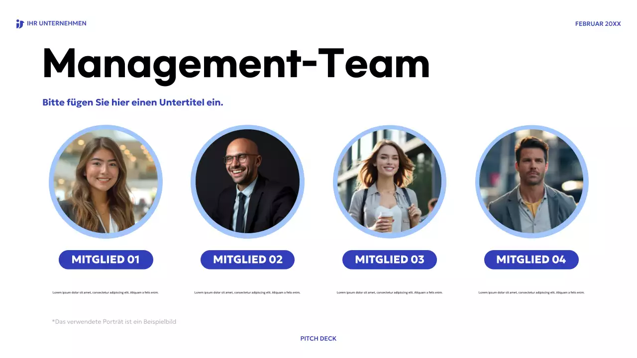 blaues modernes Verkaufsgespräch