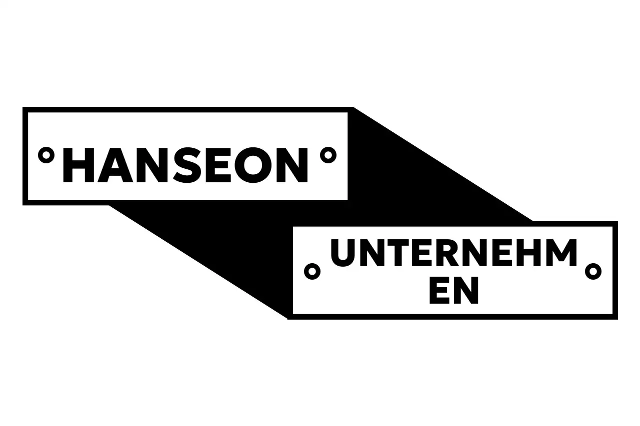 Schwarzer einfacher Logo-Schriftzug