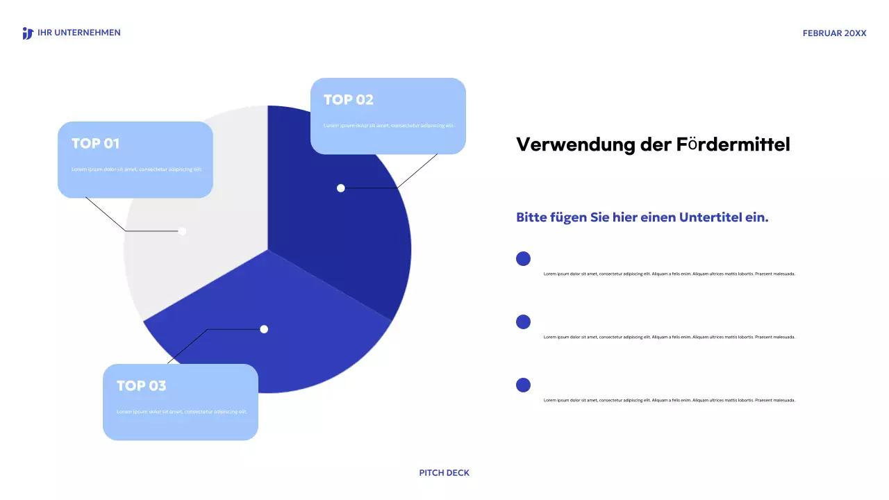 blaues modernes Verkaufsgespräch